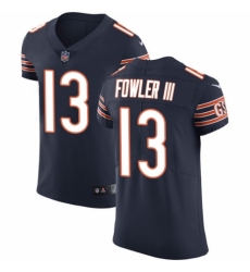 Men's Nike Chicago Bears #13 Bennie Fowler III Navy Blue Team Color Vapor Untouchable Elite Player NFL Jersey