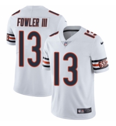 Men's Nike Chicago Bears #13 Bennie Fowler III White Vapor Untouchable Limited Player NFL Jersey