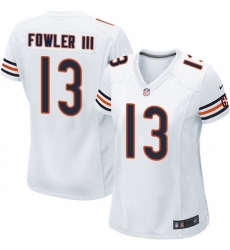 Women's Nike Chicago Bears #13 Bennie Fowler III Game White NFL Jersey