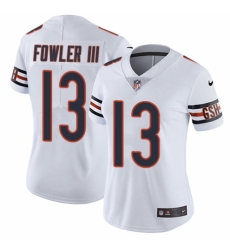 Women's Nike Chicago Bears #13 Bennie Fowler III White Vapor Untouchable Elite Player NFL Jersey