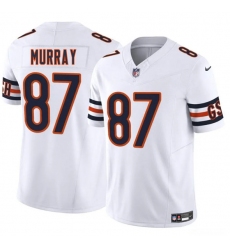 Men's Chicago Bears #87 Jordan Murray White 2025 F.U.S.E. Vapor Football Stitched Jersey