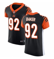 Men's Nike Cincinnati Bengals #92 Chris Baker Black Team Color Vapor Untouchable Elite Player NFL Jersey