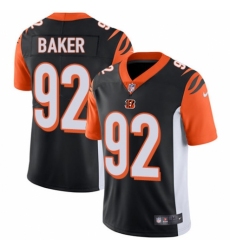 Men's Nike Cincinnati Bengals #92 Chris Baker Black Team Color Vapor Untouchable Limited Player NFL Jersey