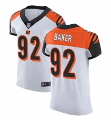 Men's Nike Cincinnati Bengals #92 Chris Baker White Vapor Untouchable Elite Player NFL Jersey