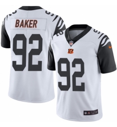 Youth Nike Cincinnati Bengals #92 Chris Baker Limited White Rush Vapor Untouchable NFL Jersey