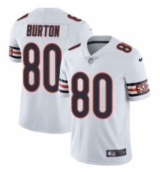 Youth Nike Chicago Bears #80 Trey Burton White Vapor Untouchable Elite Player NFL Jersey
