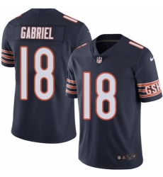 Youth Nike Chicago Bears #18 Taylor Gabriel Navy Blue Team Color Vapor Untouchable Elite Player NFL Jersey