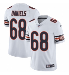 Youth Nike Chicago Bears #68 James Daniels White Vapor Untouchable Elite Player NFL Jersey
