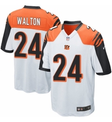 Men's Nike Cincinnati Bengals #24 Mark Walton Game White NFL Jersey