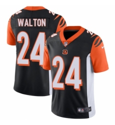 Youth Nike Cincinnati Bengals #24 Mark Walton Black Team Color Vapor Untouchable Elite Player NFL Jersey