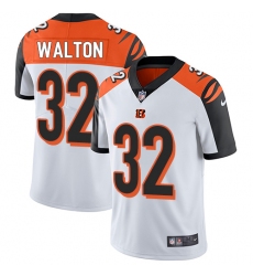 Youth Nike Cincinnati Bengals #32 Mark Walton White Vapor Untouchable Limited Player NFL Jersey