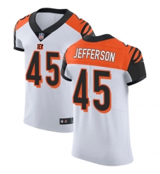 Men's Nike Cincinnati Bengals #45 Malik Jefferson White Vapor Untouchable Elite Player NFL Jersey