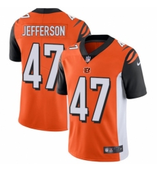 Youth Nike Cincinnati Bengals #47 Malik Jefferson Orange Alternate Vapor Untouchable Elite Player NFL Jersey