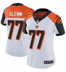 Women's Nike Cincinnati Bengals #77 Cordy Glenn White Vapor Untouchable Elite Player NFL Jersey