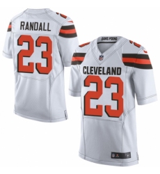 Men's Nike Cleveland Browns #23 Damarious Randall Elite White NFL Jersey
