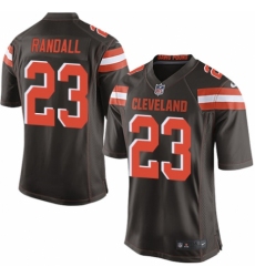 Men's Nike Cleveland Browns #23 Damarious Randall Game Brown Team Color NFL Jersey