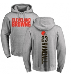NFL Nike Cleveland Browns #23 Damarious Randall Ash Pullover Hoodie