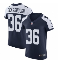 Men's Nike Dallas Cowboys #36 Bo Scarbrough Navy Blue Alternate Vapor Untouchable Elite Player NFL Jersey