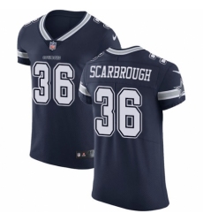Men's Nike Dallas Cowboys #36 Bo Scarbrough Navy Blue Team Color Vapor Untouchable Elite Player NFL Jersey