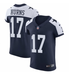 Men's Nike Dallas Cowboys #17 Allen Hurns Navy Blue Alternate Vapor Untouchable Elite Player NFL Jersey
