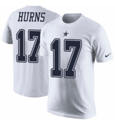 NFL Men's Nike Dallas Cowboys #17 Allen Hurns White Rush Pride Name & Number T-Shirt