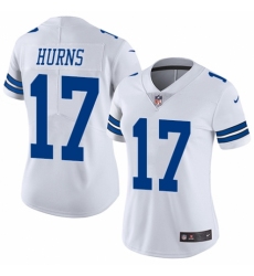 Women's Nike Dallas Cowboys #17 Allen Hurns White Vapor Untouchable Elite Player NFL Jersey