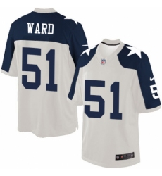 Youth Nike Dallas Cowboys #51 Jihad Ward Limited Olive 2017 Salute to Service NFL Jersey
