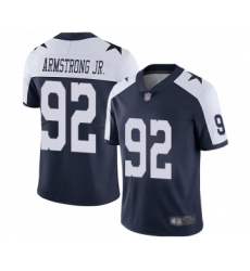 Men's Dallas Cowboys #92 Dorance Armstrong Jr. Navy Blue Throwback Alternate Vapor Untouchable Limited Player Football Jersey