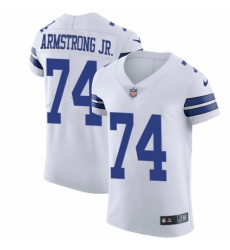 Men's Nike Dallas Cowboys #74 Dorance Armstrong Jr. White Vapor Untouchable Elite Player NFL Jersey