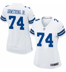 Women's Nike Dallas Cowboys #74 Dorance Armstrong Jr. Game White NFL Jersey