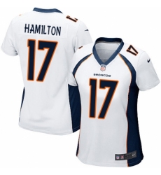 Women's Nike Denver Broncos #17 DaeSean Hamilton Game White NFL Jersey