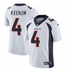 Youth Nike Denver Broncos #4 Case Keenum White Vapor Untouchable Limited Player NFL Jersey