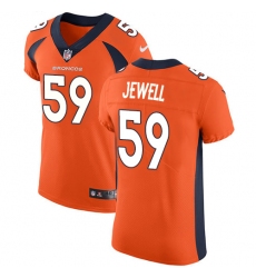 Men's Nike Denver Broncos #59 Josey Jewell Orange Team Color Vapor Untouchable Elite Player NFL Jersey