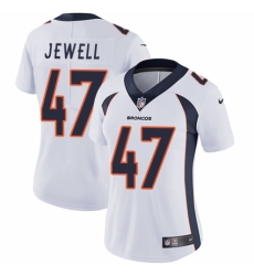 Women's Nike Denver Broncos #47 Josey Jewell White Vapor Untouchable Elite Player NFL Jersey