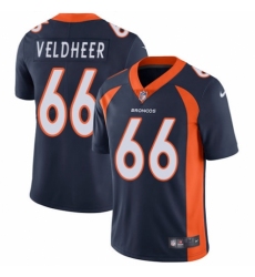 Youth Nike Denver Broncos #66 Jared Veldheer Navy Blue Alternate Vapor Untouchable Elite Player NFL Jersey