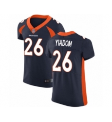 Men's Denver Broncos #26 Isaac Yiadom Navy Blue Alternate Vapor Untouchable Elite Player Football Jersey