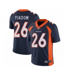 Youth Denver Broncos #26 Isaac Yiadom Navy Blue Alternate Vapor Untouchable Limited Player Football Jersey