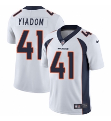 Youth Nike Denver Broncos #41 Isaac Yiadom White Vapor Untouchable Elite Player NFL Jersey