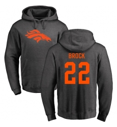 NFL Nike Denver Broncos #22 Tramaine Brock Ash One Color Pullover Hoodie