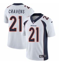 Youth Nike Denver Broncos #21 Su'a Cravens White Vapor Untouchable Elite Player NFL Jersey