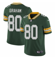 Men's Nike Green Bay Packers #80 Jimmy Graham Green Team Color Vapor Untouchable Limited Player NFL Jersey