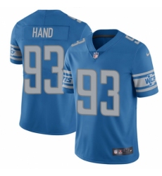 Youth Nike Detroit Lions #93 Da'Shawn Hand Blue Team Color Vapor Untouchable Elite Player NFL Jersey