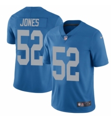 Men's Nike Detroit Lions #52 Christian Jones Blue Alternate Vapor Untouchable Limited Player NFL Jersey
