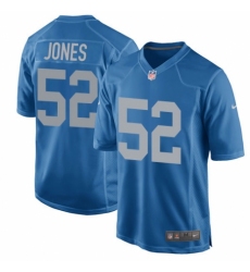 Men's Nike Detroit Lions #52 Christian Jones Game Blue Alternate NFL Jersey
