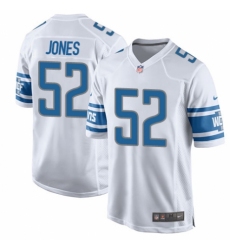 Men's Nike Detroit Lions #52 Christian Jones Game White NFL Jersey