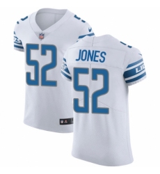 Men's Nike Detroit Lions #52 Christian Jones White Vapor Untouchable Elite Player NFL Jersey