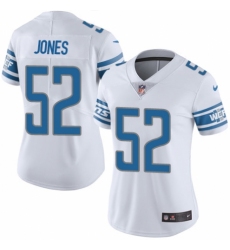 Women's Nike Detroit Lions #52 Christian Jones White Vapor Untouchable Elite Player NFL Jersey