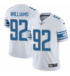 Youth Nike Detroit Lions #92 Sylvester Williams White Vapor Untouchable Elite Player NFL Jersey