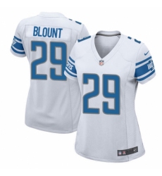 Women's Nike Detroit Lions #29 LeGarrette Blount Game White NFL Jersey