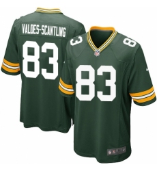 Men's Nike Green Bay Packers #83 Marquez Valdes-Scantling Game Green Team Color NFL Jersey